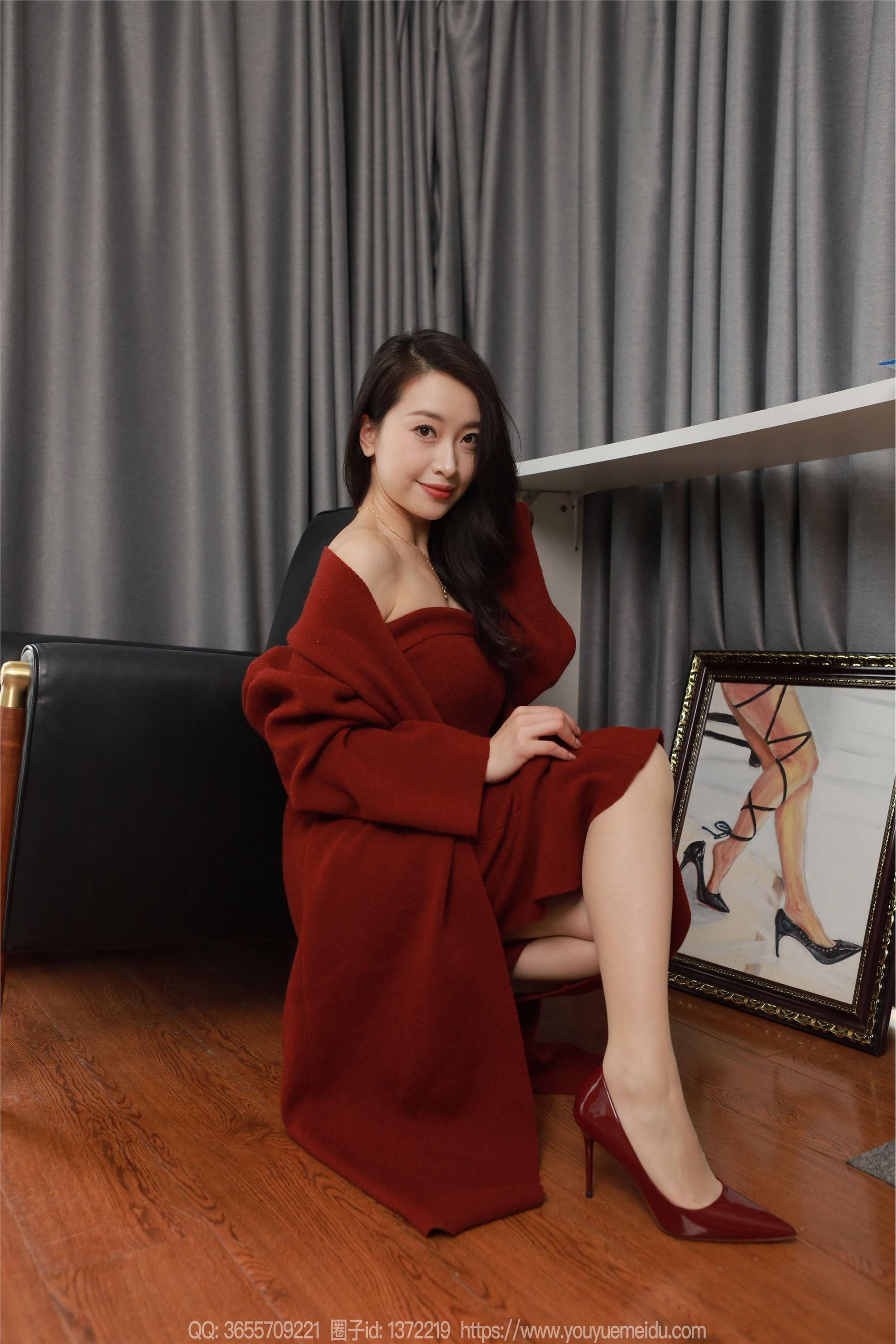 IESS异思趣向  2025.01.27 丝享家 1961 小婕《红色针织裙（上）》